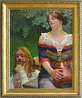 Christ and the Samaritian Woman, malczewski