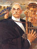 Portrait of Władysław Żeleński, 1908, malczewski