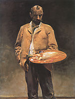 Self-portrait with palette, malczewski