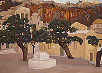 Walls of Monemvasia, 1928, maleas