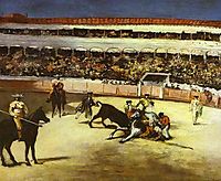 Bull-fighting scene, 1866, manet