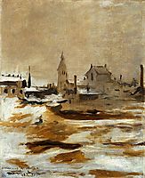 Effect of Snow at Petit-Montrouge, 1870, manet