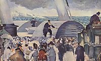 Embarkation after Folkestone, 1869, manet