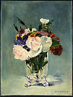 Flowers in a Crystal Vase, 1882, manet