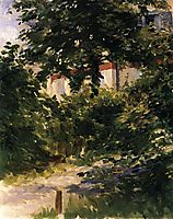 Garden path in Rueil, manet