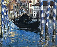 The grand canal of Venice (Blue Venice), 1875, manet