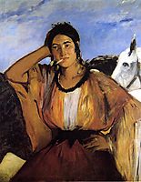 Gypsy with a Cigarette, c.1862, manet