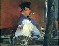 In the bar , c.1879, manet