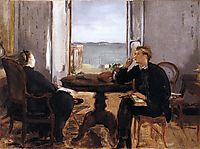 Interior at Arcachon, 1871, manet