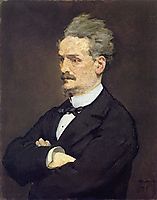 The Journalist Henri Rochefort , 1881, manet