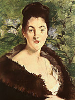 Lady in a fur, c.1880, manet