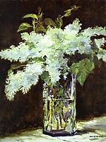 Lilac in a glass, c.1882, manet