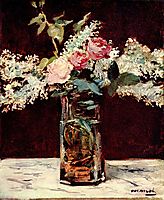 Lilac and roses, 1883, manet