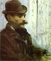 Man in a Round Hat (Alphonse Maureau), 1878, manet