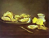 Oysters, 1862, manet