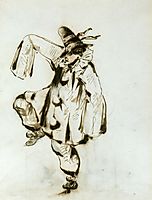 Pierrot dancing, manet