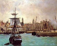 The Port of Bordeaux, 1871, manet
