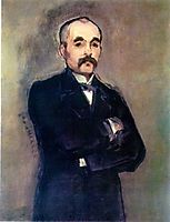 Portrait of Clemenceau, 1879-1880, manet