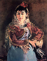Portrait of Emilie Ambre in role of Carmen, c.1879, manet