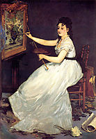 Portrait of Eva Gonzales, 1870, manet