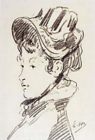Portrait of madame Julles Guillemet, c.1878, manet
