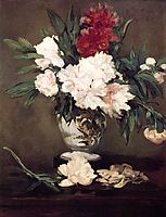 Vase of Peonies on a Small Pedestal, 1864, manet