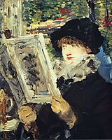 Woman Reading, c.1879, manet