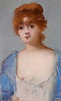 Young woman in a negligee, manet