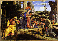 Adoration of the Shepherds, 1456, mantegna