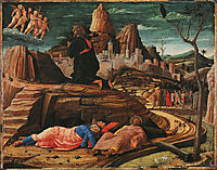 The Agony in the Garden, 1455, mantegna