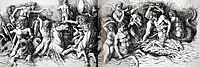The Battle of Sea Gods, 1480, mantegna