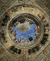 Ceiling of the Camera Picta or Camera degli Sposi, 1470, mantegna