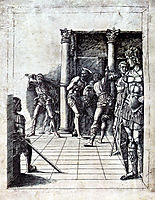 The Flagellation of Christ in the pavement, 1475, mantegna