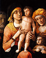 The Holy Family with St. Elizabeth and St. John the Baptist, 1505, mantegna