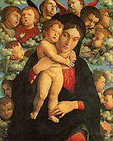 Madonna and Child with Cherubs, mantegna