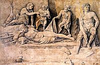 Mythological Scene, Metamorphoses of Amymone, mantegna