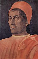Portrait of Cardinal Carlo de- Medici, mantegna