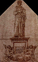 Project for a monument to Virgil, 1500, mantegna