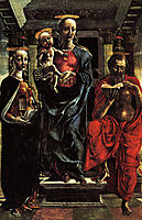 The Virgin and Child with Saints Jerome a, mantegna
