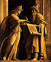 A sibyl and a prophet, mantegna