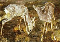 Deer at Dusk, 1909, marcfrantz
