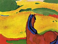 Horse in a landscape, 1910, marcfrantz