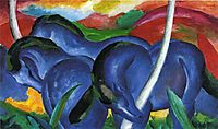 The Large Blue Horses, 1911, marcfrantz