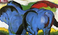 The Little Blue Horses, 1911, marcfrantz