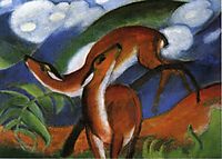 The Red Deer, 1912, marcfrantz