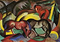 Three Horses, 1912, marcfrantz