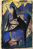 Two Blue Horses, 1913, marcfrantz