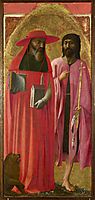 St Jerome and St John the Baptist, 1428, masaccio