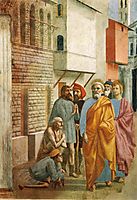 St.Peter Healing the Sick with His Shadow, 1425, masaccio