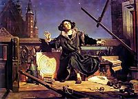 Copernicus in the tower at Frombork, 1872, matejko